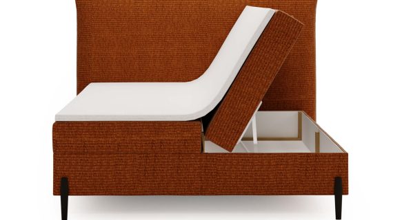 miniaturka Łóżko LISSY Kontynentalne z Pojemnikiem Komfort