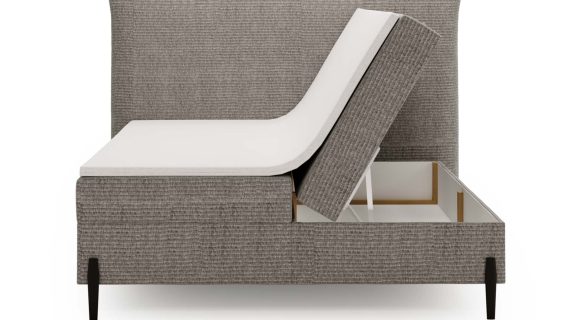 miniaturka Łóżko LISSY Kontynentalne z Pojemnikiem Komfort