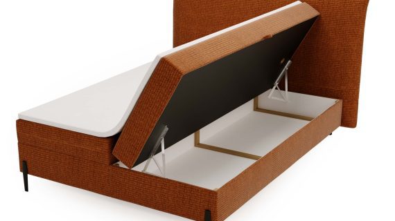 miniaturka Łóżko LISSY Kontynentalne z Pojemnikiem Komfort