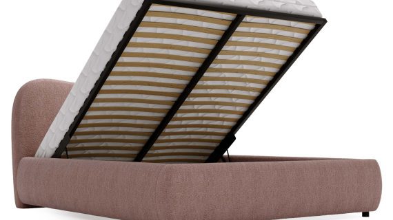 miniaturka Łóżko DEMISA Różowe i Przytulne do Sypialni