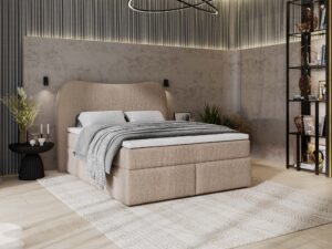 miniaturka Łóżko DELILA Kontynentalne 160×200 Nowoczesne i Przytulne