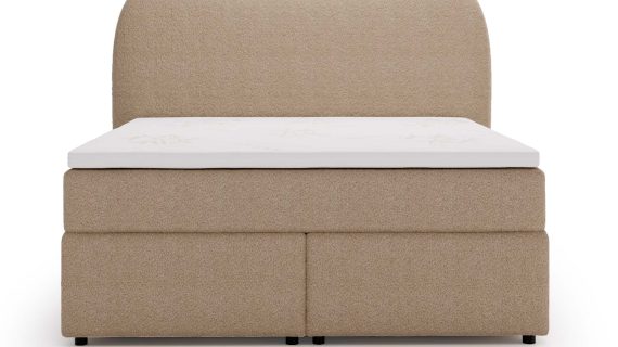 Łóżko DELILA Kontynentalne 160×200 Nowoczesne i Przytulne