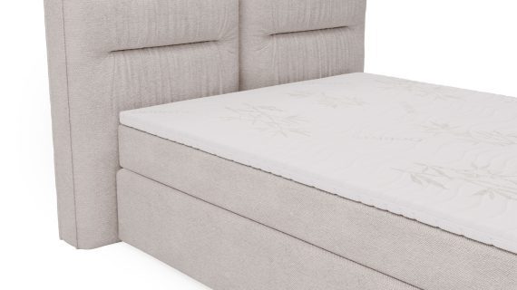 miniaturka Łóżko DOODII Grafitowe Kontynentalne do Sypialni