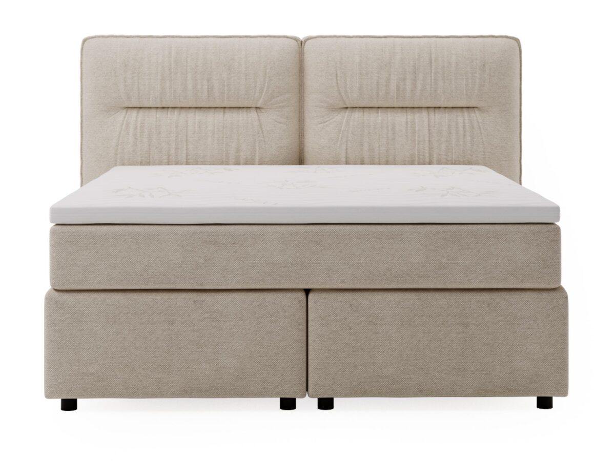 Łóżko DOODII Grafitowe Kontynentalne do Sypialni