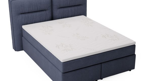 miniaturka Łóżko DOODII Grafitowe Kontynentalne do Sypialni