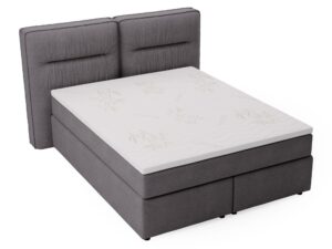 miniaturka Łóżko DOODII Grafitowe Kontynentalne do Sypialni