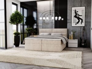 miniaturka Łóżko ULOPI z Pojemnikiem na Pościel Przytulne