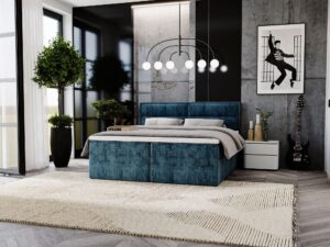 miniaturka Łóżko ULOPI z Pojemnikiem na Pościel Przytulne