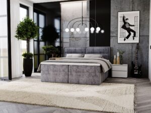 miniaturka Łóżko ULOPI z Pojemnikiem na Pościel Przytulne