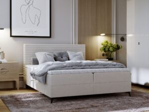 miniaturka Łóżko LILIA Białe i Designerskie do Sypialni