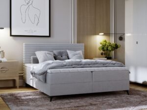 miniaturka Łóżko LILIA Białe i Designerskie do Sypialni