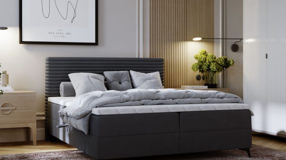 miniaturka Łóżko LILIA Białe i Designerskie do Sypialni