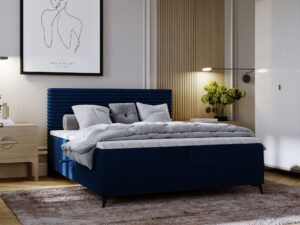 miniaturka Łóżko LILIA Białe i Designerskie do Sypialni