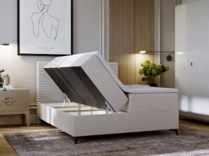 miniaturka Łóżko LILIA Białe i Designerskie do Sypialni