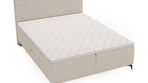 miniaturka Łóżko LILIA Białe i Designerskie do Sypialni