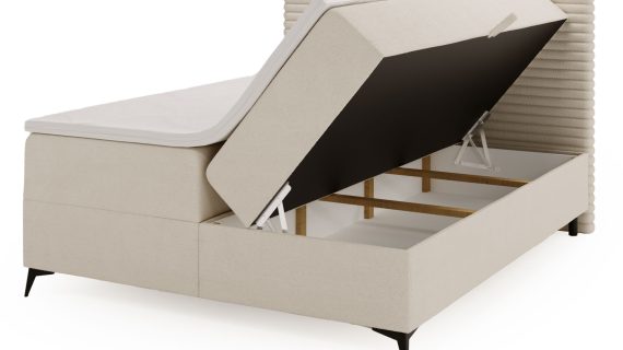 miniaturka Łóżko LILIA Białe i Designerskie do Sypialni