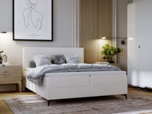 miniaturka Łóżko LILIA Białe i Designerskie do Sypialni