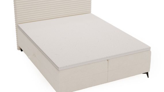 miniaturka Łóżko LILIA Białe i Designerskie do Sypialni