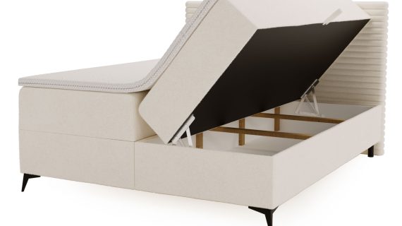 miniaturka Łóżko LILIA Białe i Designerskie do Sypialni