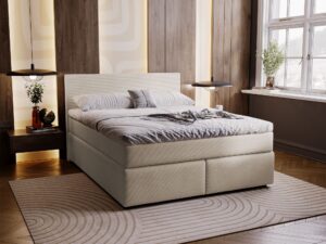 miniaturka Łóżko AVIST Klasyczne Tapicerowane do Sypialni