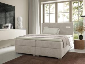 miniaturka Łóżko Kontynentalne Nevo z Dotykowym Oświetleniem