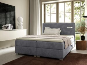 miniaturka Łóżko Kontynentalne Nevo z Dotykowym Oświetleniem