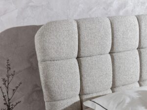 miniaturka Łóżko ALBA Wysokie ze Złotymi Nóżkami