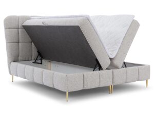 miniaturka Łóżko ALBA Wysokie ze Złotymi Nóżkami