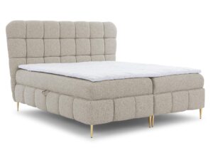 miniaturka Łóżko ALBA Wysokie ze Złotymi Nóżkami