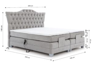 miniaturka Stylowe Łóżko ERBA z Eleganckim Zagłówkiem