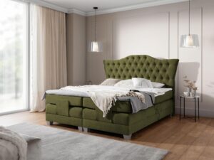 miniaturka Stylowe Łóżko ERBA z Eleganckim Zagłówkiem