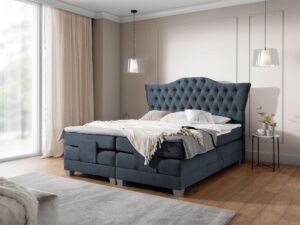 miniaturka Stylowe Łóżko ERBA z Eleganckim Zagłówkiem