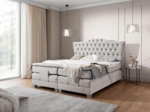 miniaturka Stylowe Łóżko ERBA z Eleganckim Zagłówkiem