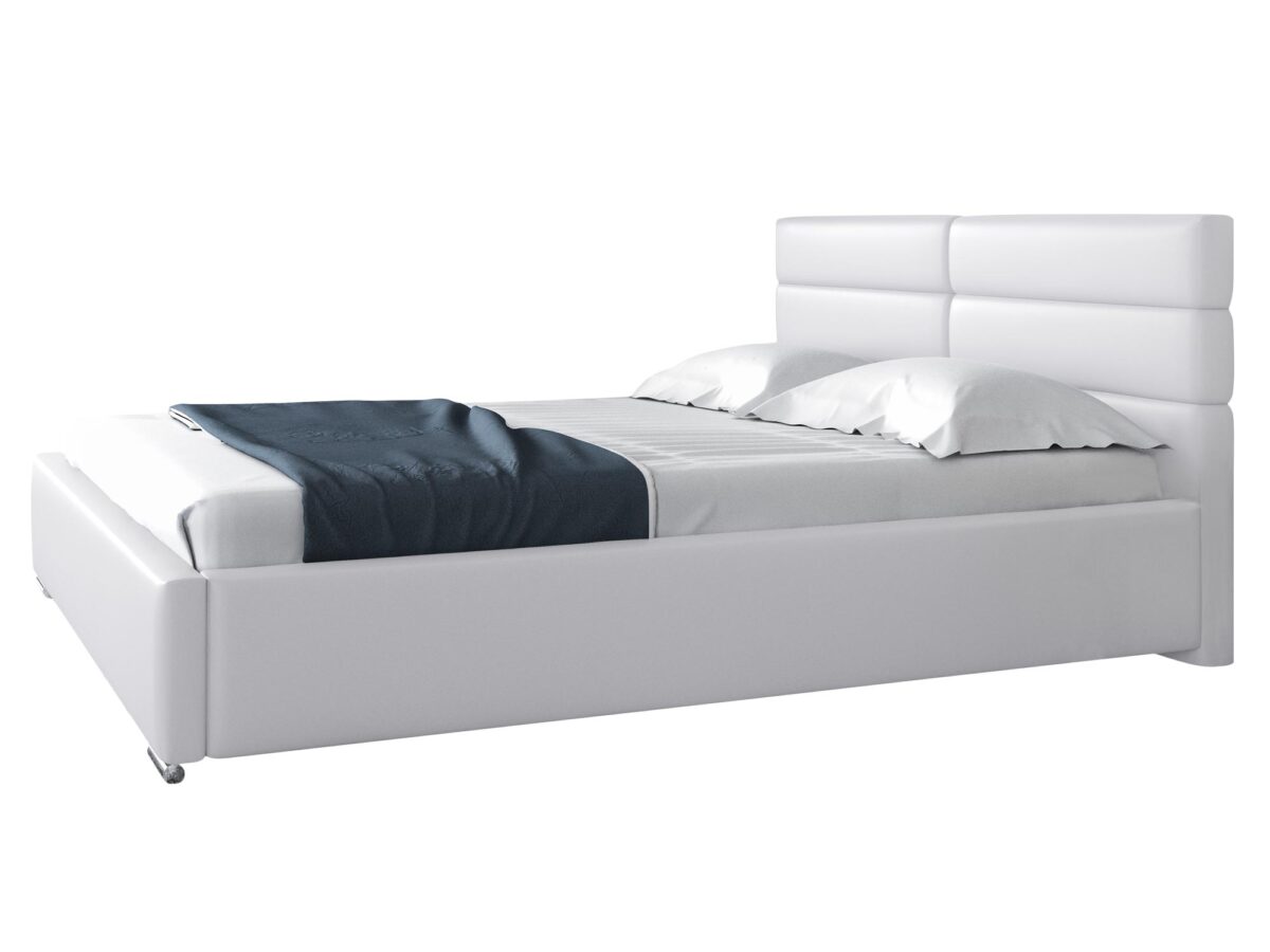 Łóżko ARRAN Elegancki Styl z Prostym Zagłówkiem