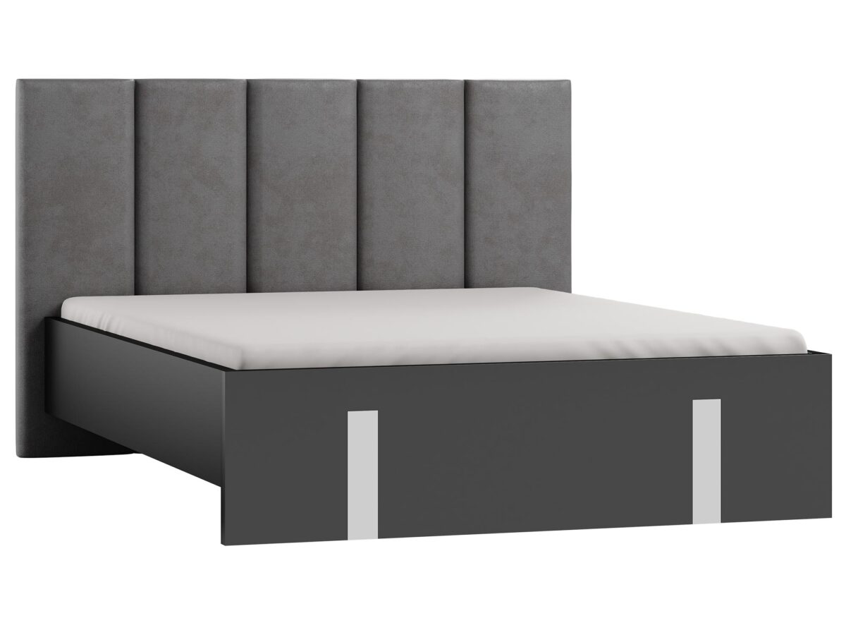 Łóżko 160×200 Wysoki Połysk Cromo CL12