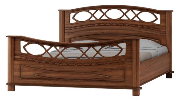 Łóżko Orzechowe 160 cm Wersal W36