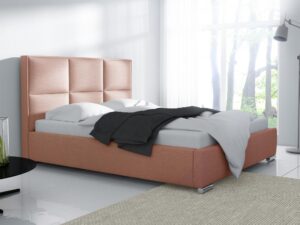 miniaturka Klasyczne Łóżko Tapicerowane SALMONE