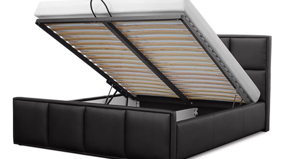 miniaturka Stylowe Łóżko TENDA z Pikowanym Zagłówkiem