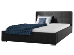 miniaturka Łóżko PUREA z Tapicerowanym Zagłówkiem do Sypialni