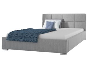 miniaturka Łóżko PUREA z Tapicerowanym Zagłówkiem do Sypialni