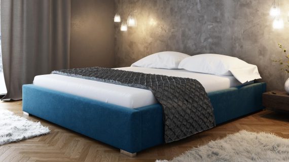 Łóżko LENTO Klasyczne Tapicerowane Wolnostojące - obrazek 4