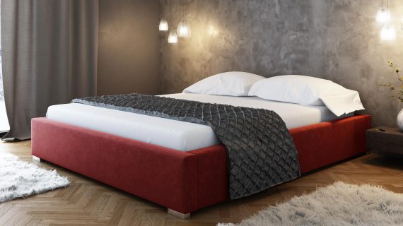 Łóżko LENTO Klasyczne Tapicerowane Wolnostojące - obrazek 5