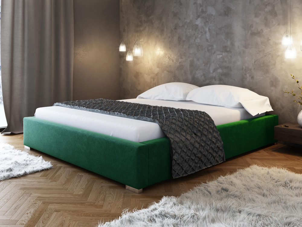 Łóżko LENTO Klasyczne Tapicerowane Wolnostojące - obrazek 6