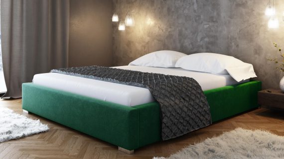 Łóżko LENTO Klasyczne Tapicerowane Wolnostojące - obrazek 6