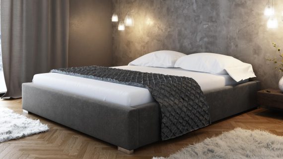 Łóżko LENTO Klasyczne Tapicerowane Wolnostojące - obrazek 7