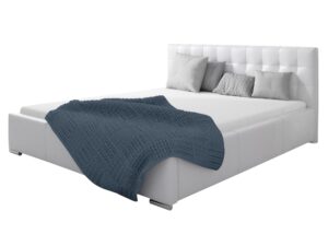 miniaturka Łóżko GIORNO Stylowe z Prostym Zagłówkiem