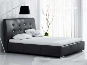 miniaturka Łóżko CELLIN z Kryształowymi Guzikami