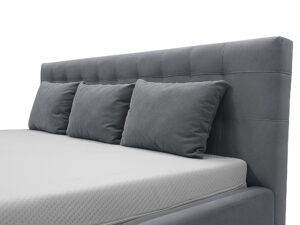 miniaturka Łóżko GIORNO Stylowe z Prostym Zagłówkiem