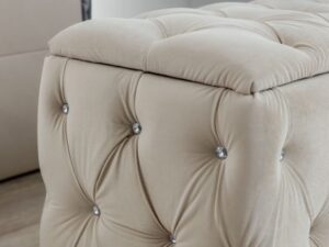 miniaturka Pufa PERA II Luksusowa w Stylu Glamour