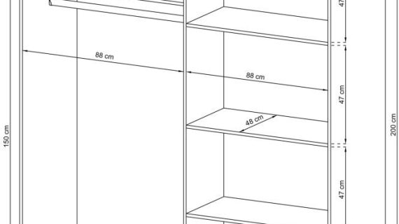 miniaturka Szafa Przesuwna ALVERA ALU 180cm Nowoczesność i Styl